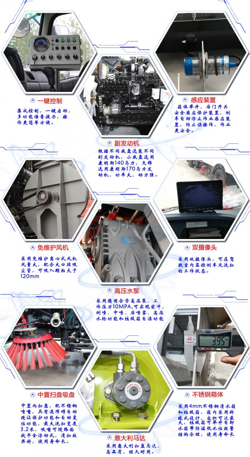 東風D9多利卡10方洗掃車