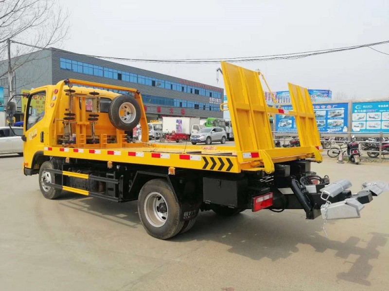 解放虎V藍牌一拖二清障車